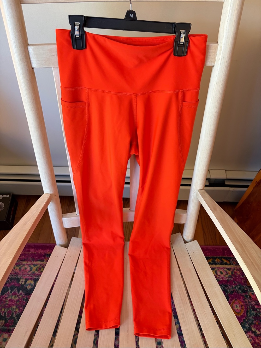 Old Navy Powersoft High-Waist Pocket Leggings - Bright Orange